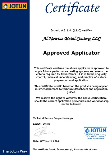 jotun-paints-approved-applicator-certificate