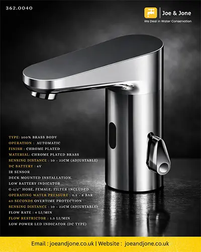 chrome-plated-brass-automatic-sensor-faucet