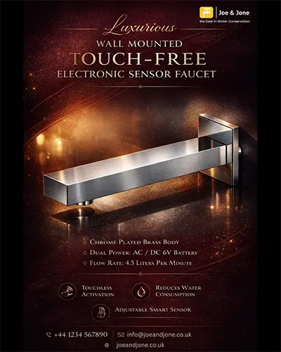 wall-mounted-electronic-sensor-faucet