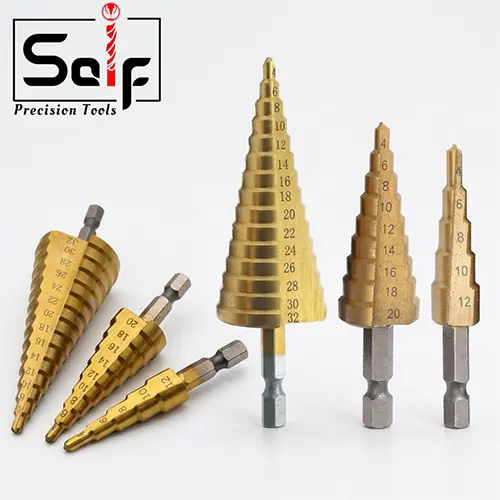 steel-step-cone-drill-bit