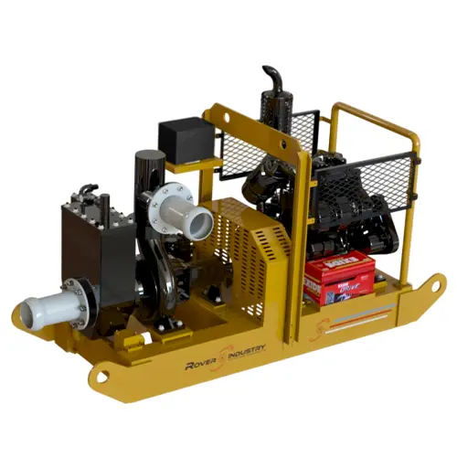 dewatering-pump-on-skid-engine-coupled