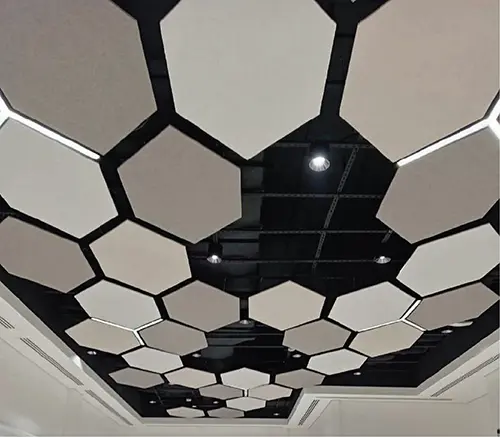 hexagonal-acoustic-ceiling-panels