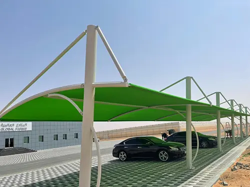 green-tensile-fabric-car-parking-shade
