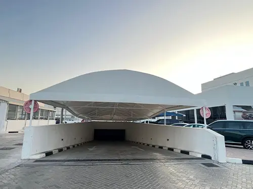 tensile-membrane-car-parking-structure