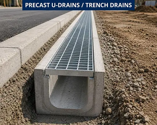 precast-concrete-u-drain-trench-drain