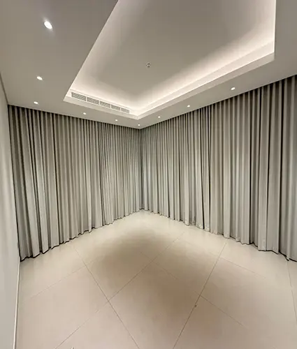floor-to-ceiling-gray-ripple-fold-curtains