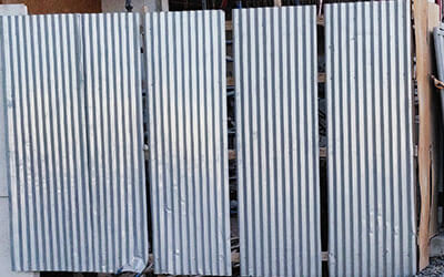 sheet metal fencing panel sharjah building fence