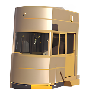 Green Prefab Modern Executive ACP Security Cabin