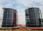 Heavy duty high capacity industrial fire water tank in the UAE