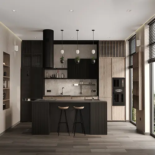 Kitchen cabinets and joinery by Kaizen Interiors UAE