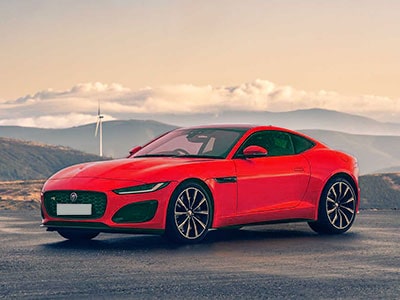 luxury car rental jaguar f type red