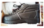 Mid Ankle Leather Safety Shoe