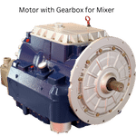 motor with mixer gearbox