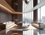 Luxury Mirror Stretch Ceiling in the UAE