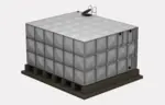 Weatherproof FRP fire protection tank in the UAE