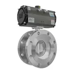 WKT Tripple offset double flanged butterfly valve in the UAE