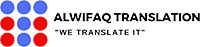 Logo for  ALWIFAQ TRANSLATION - Translation Services Suppliers in UAE